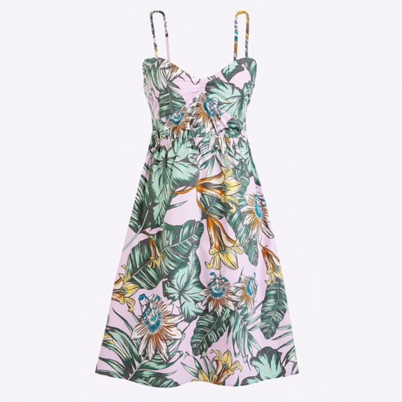 J. Crew Factory Dresses & Skirts - J. Crew Tropical Floral Dress Size Medium